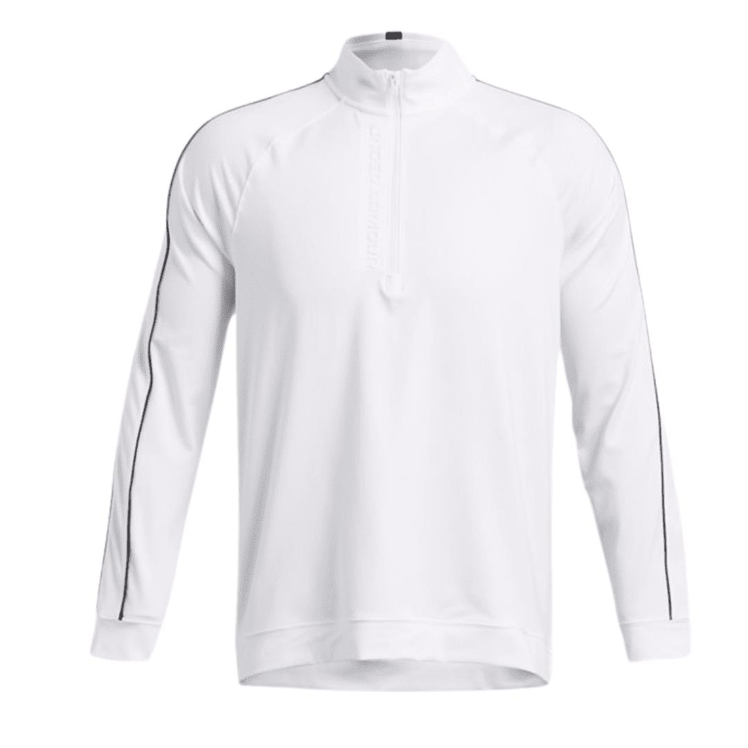 Under Armour Mens Storm Midlayer 1/2 Zip Sweater 100 White