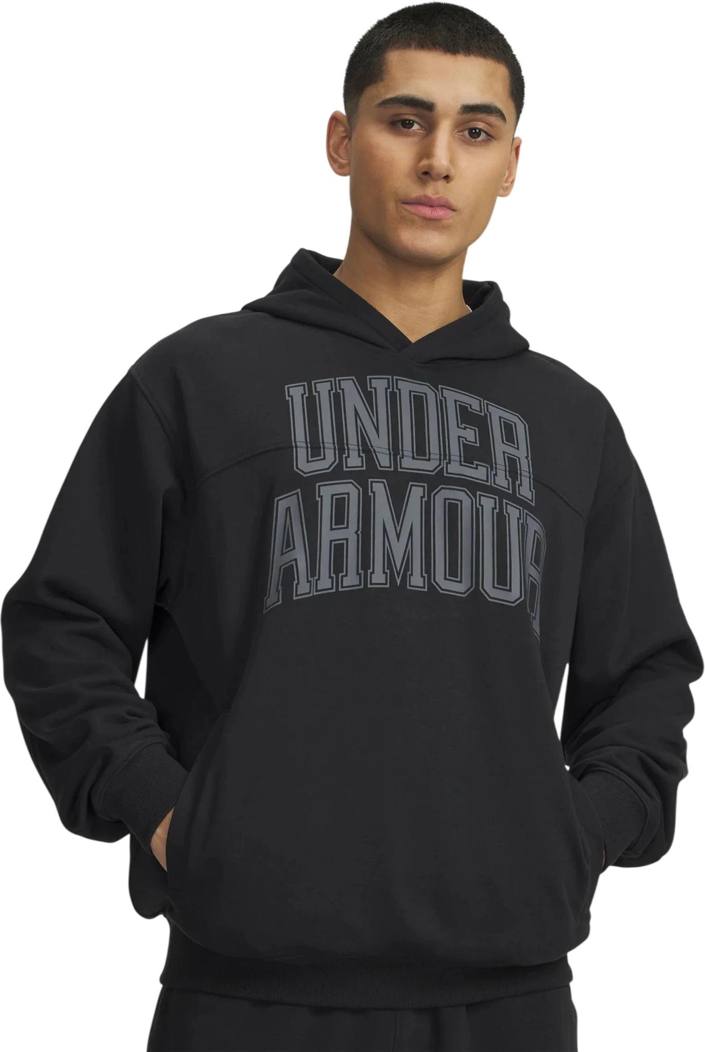 Under Armour Mens Rival Graphic Hoody Black