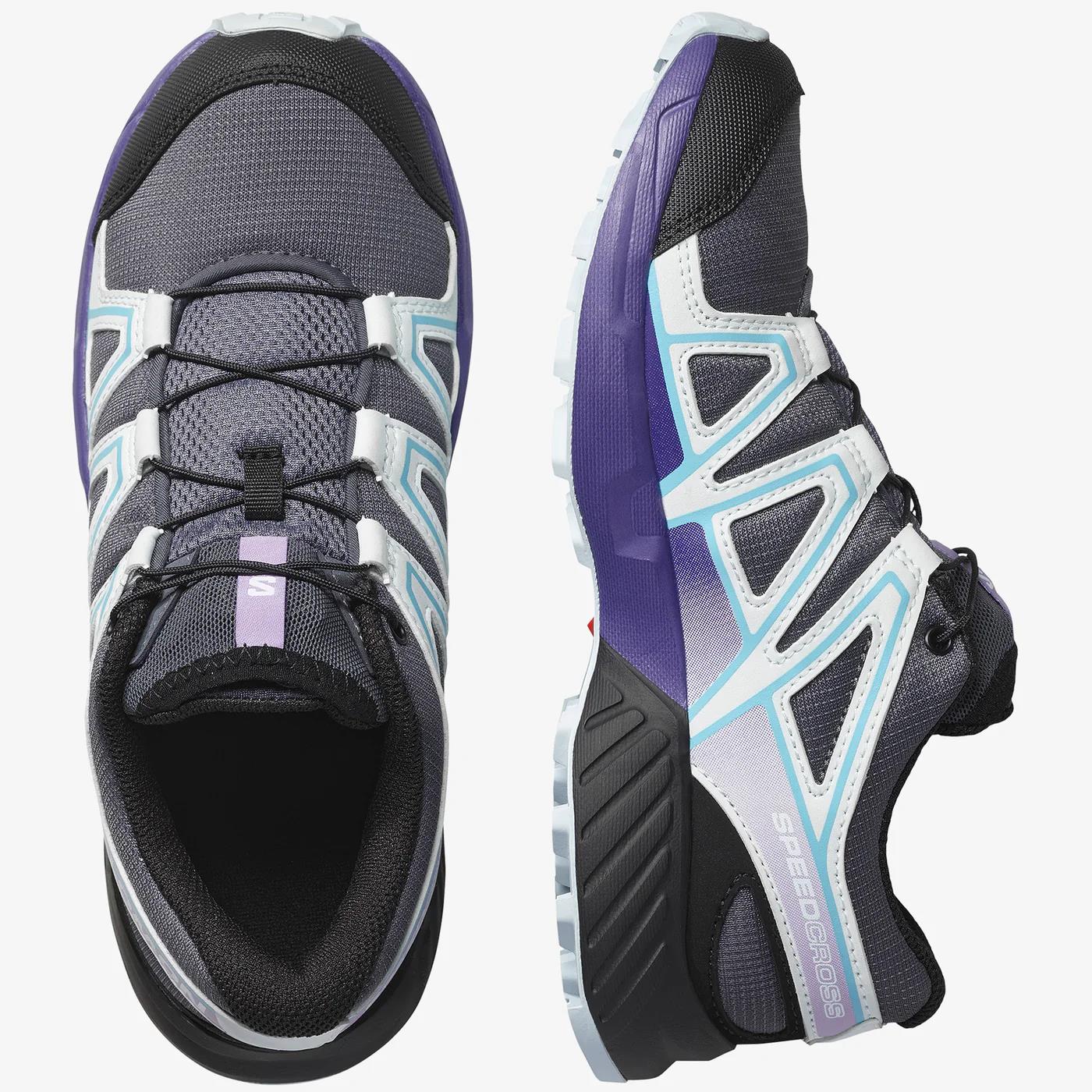 Salomon Kids Speedcross Peak Trail Sneaker Turbulence Ballad Blue Liberty