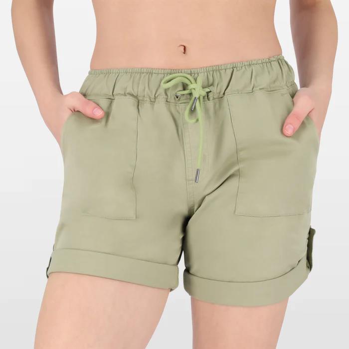 Salomon Womens Sundowner Shorts Granite Green
