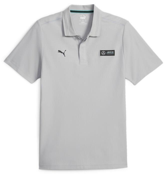 Puma Mens Mapf1 Short Sleeve Polo Golfer Silver