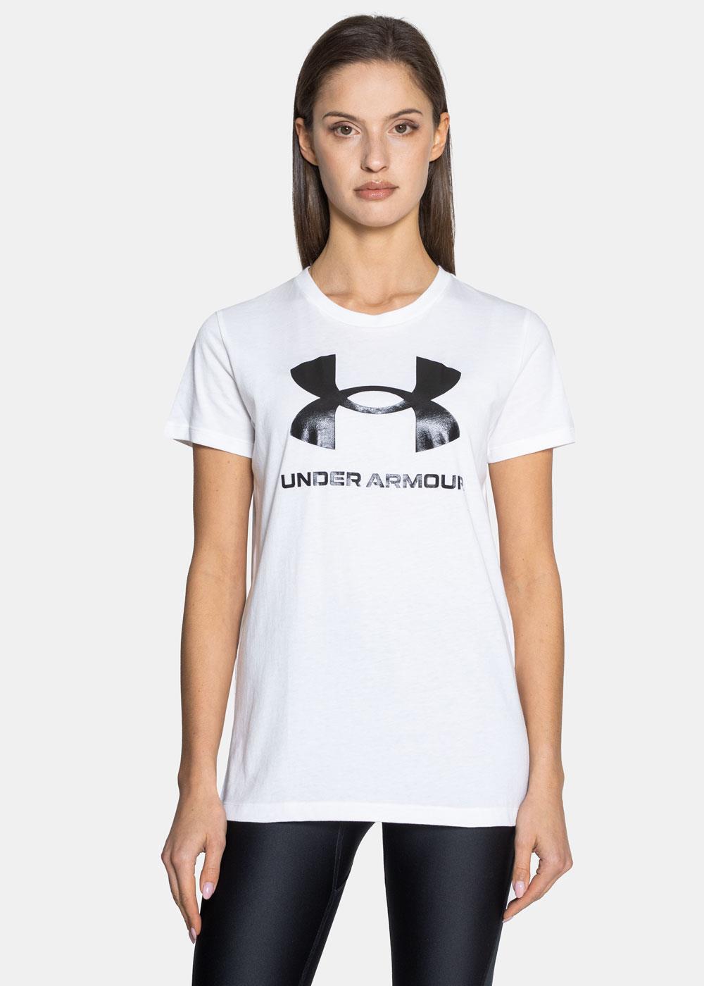 Under Armour Ladies Sportstyle Graphic Short Sleeve 102 White