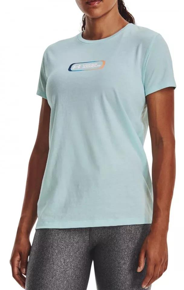 Under Armour Womens Gradient Pill Short Sleeve Tee 469 Blue