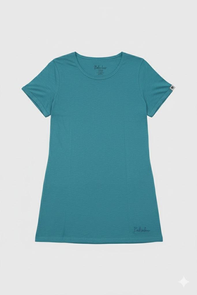 Kakiebos Womens Classic Fit Dress Seagreen