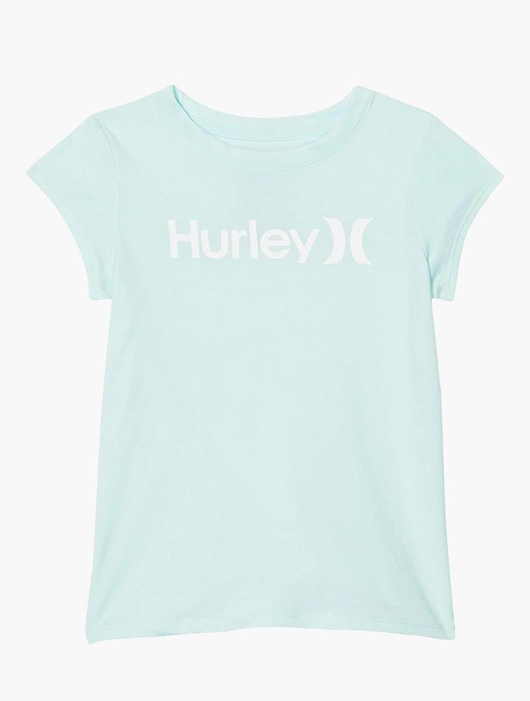 Hurley Girls One And Only Classic Short Sleeve Tee Blue Mist