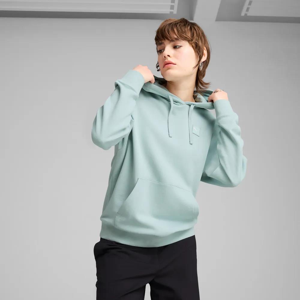 Puma Womens Elevated Comfort Hoodie Modern Mint