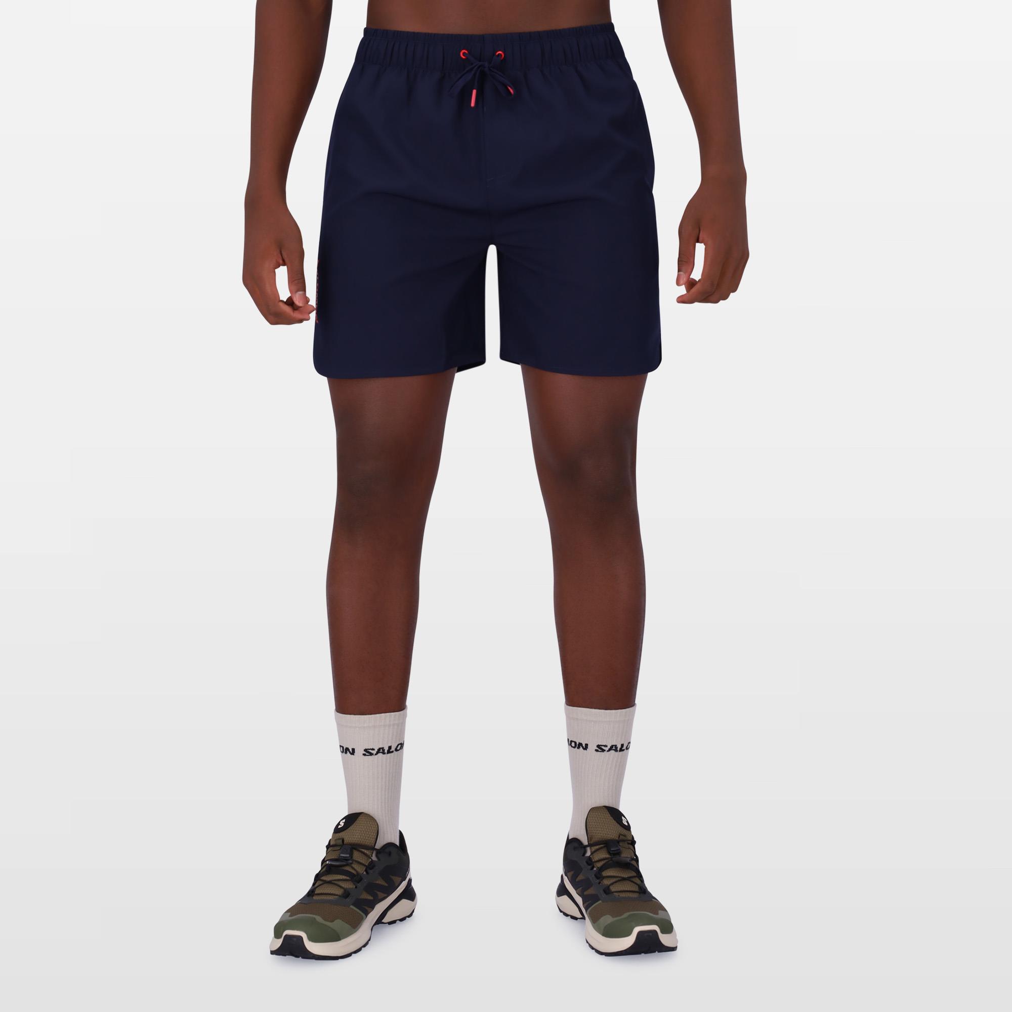 Salomon Mens Run Shorts Navy Blazer