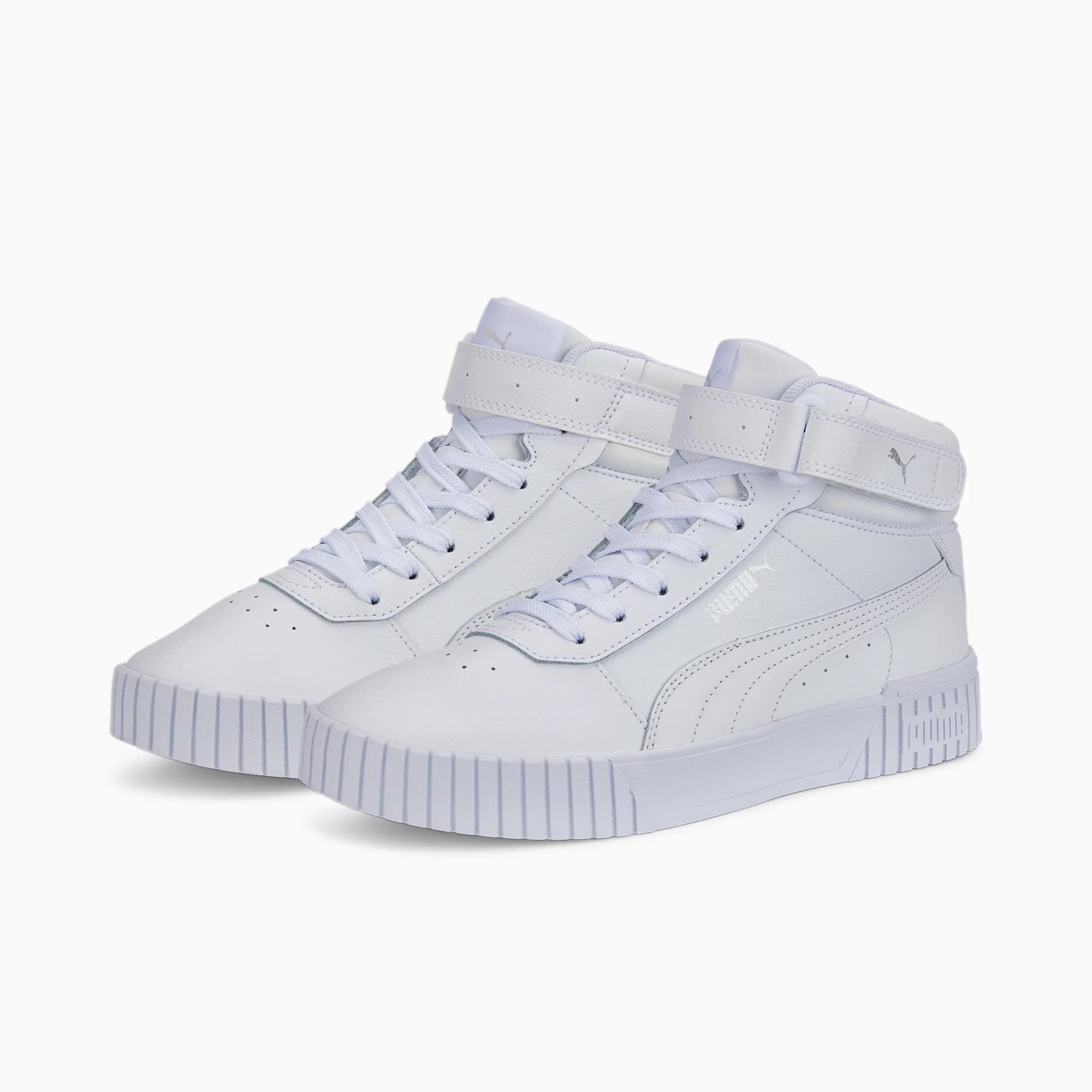 Puma Womens Carina 2.0 Mid Sneaker White