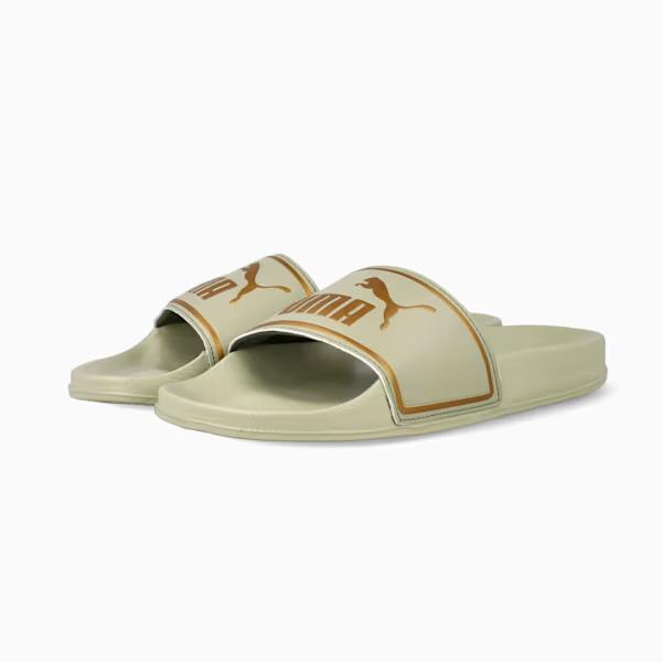 Puma Womens Poolcat Slide Lux Army