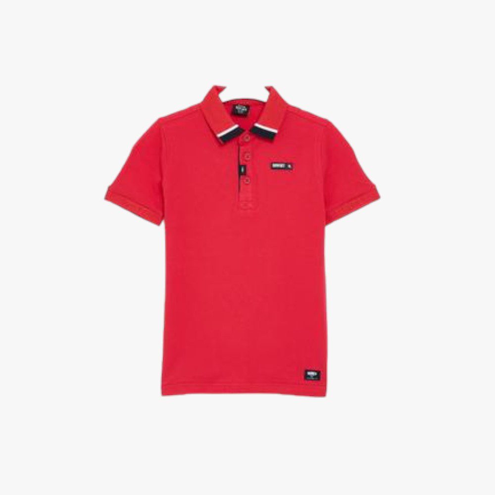 Soviet Boys Short Sleeve Golfer Red