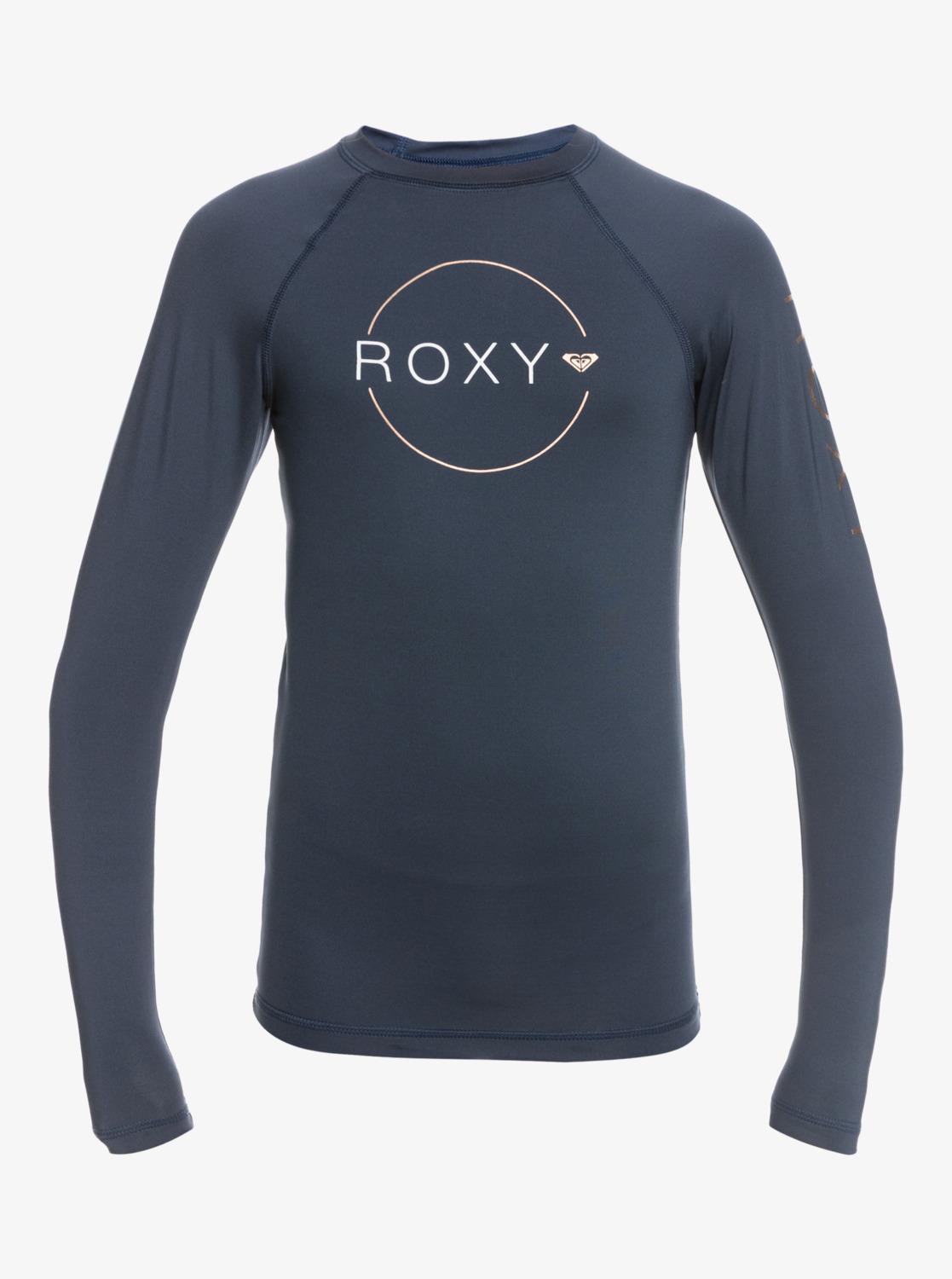 Roxy Girls Beach Classic Long Sleeve Rash Vest Mood Indigo