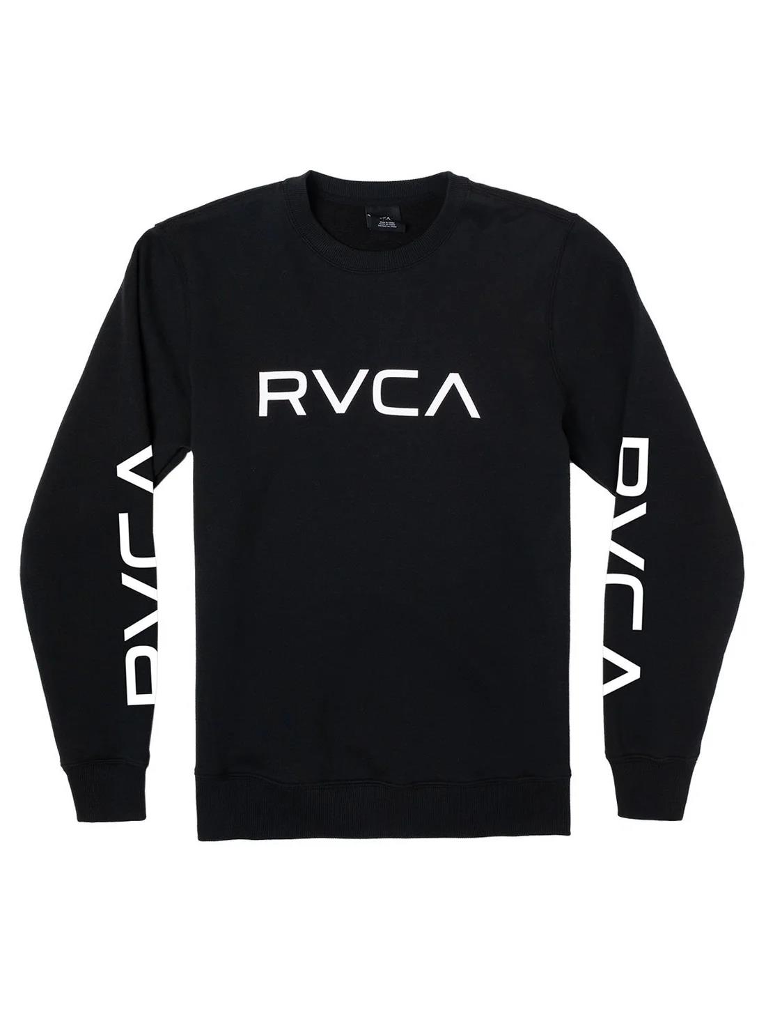 Rvca Mens Big Rvca Sweater 3X Black