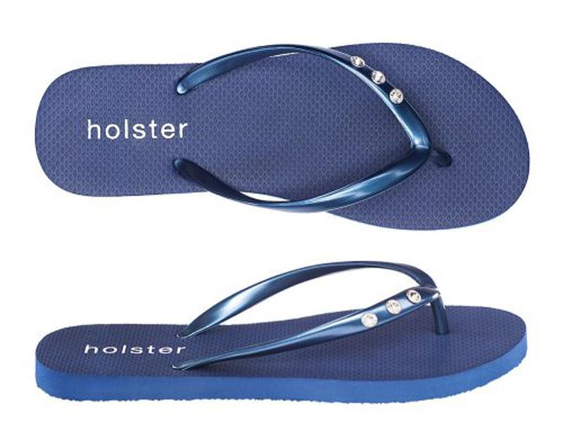 Holster Womens Holiday Slops Midnight Blue