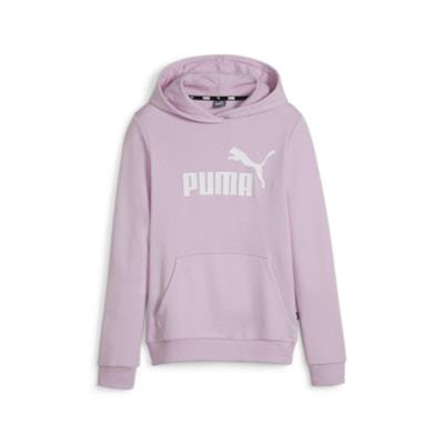 Puma Girls Ess Logo Hoodie Grape Mist