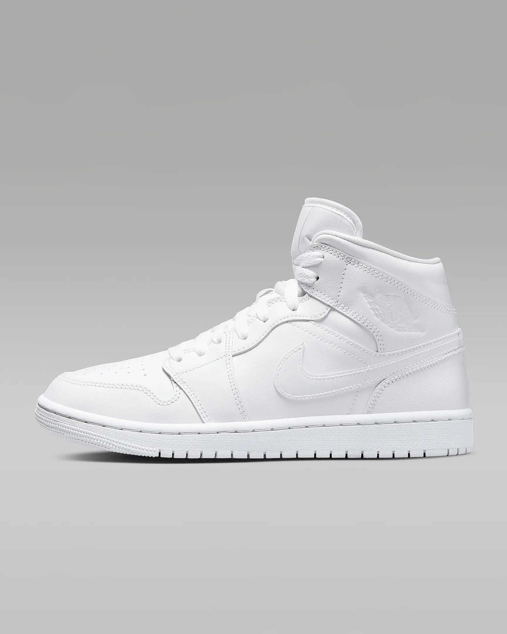 Nike Womens Air Jordan 1 Mid Sneaker White