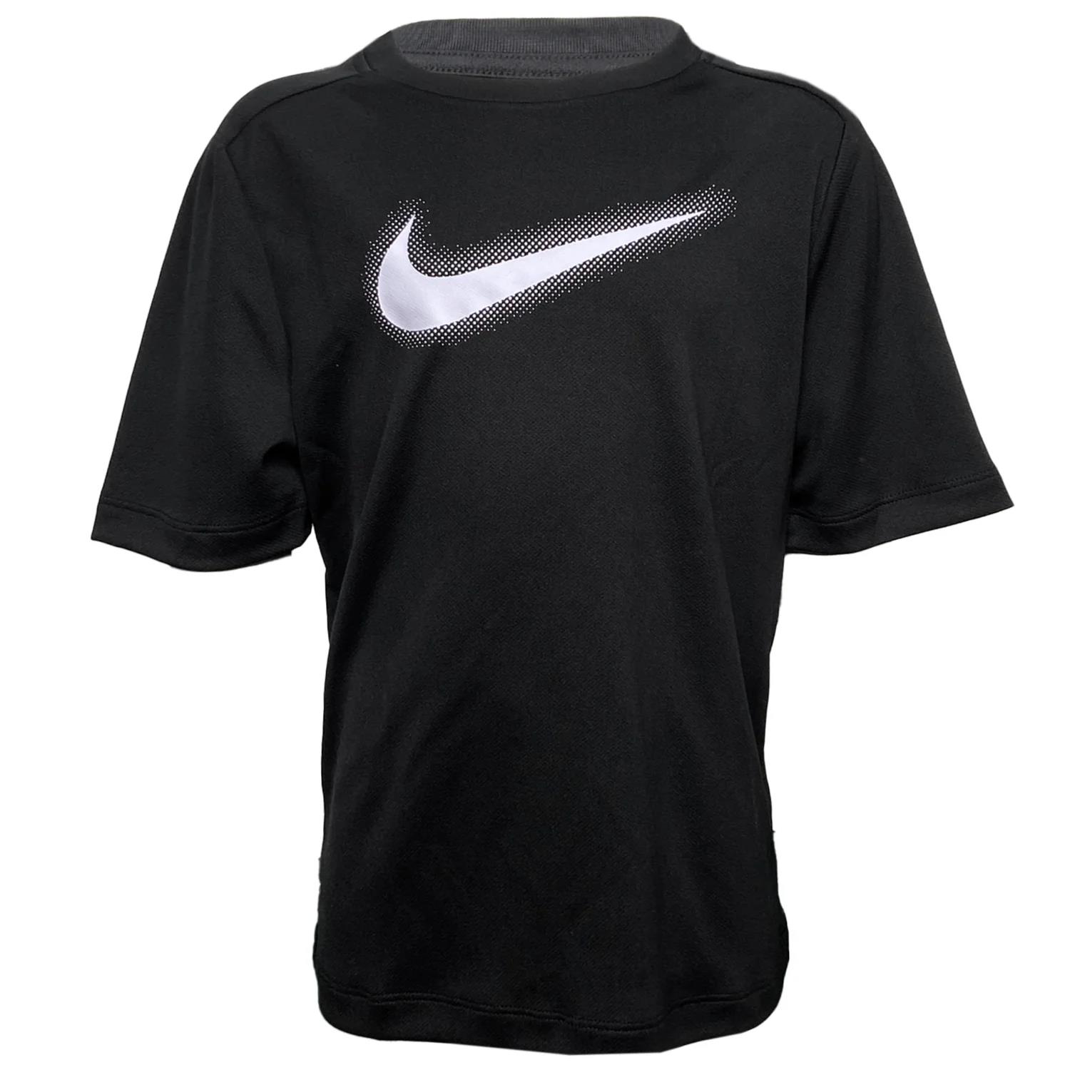 Nike Boys Df Graphic Training Short Sleeve Tee Black
