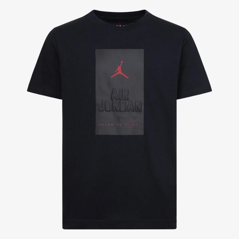 Nike Boys Jdb Pe Jumpman Banner Ss Tee Black