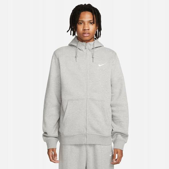 Nike Mens Full Zip Hoodie 063 Grey Mel