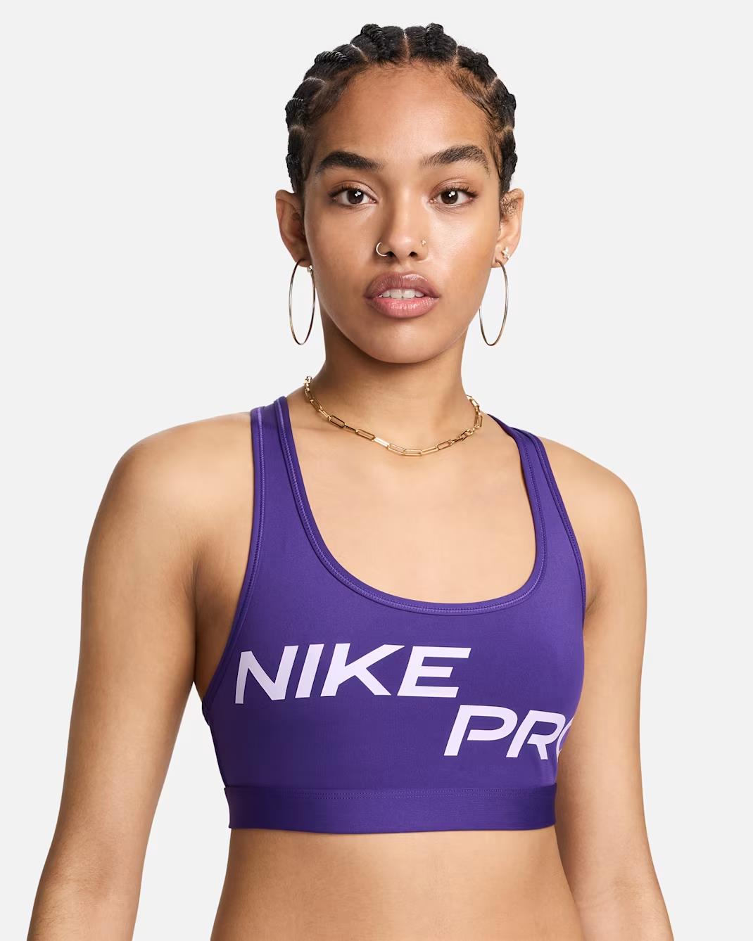 Nike Womens Training Support Top Purple