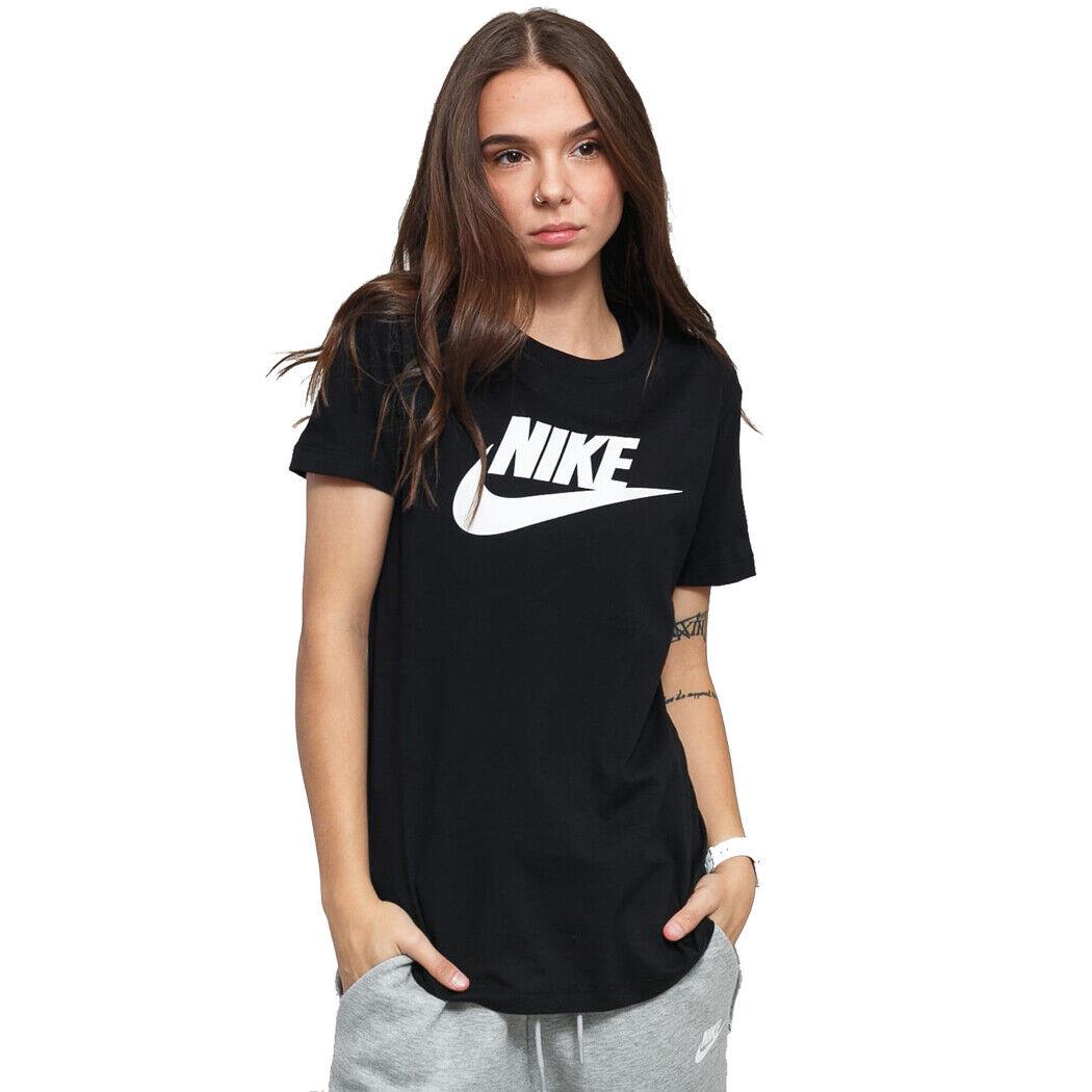 Nike Womens Essential Icon Short Sleeve Tee Black
