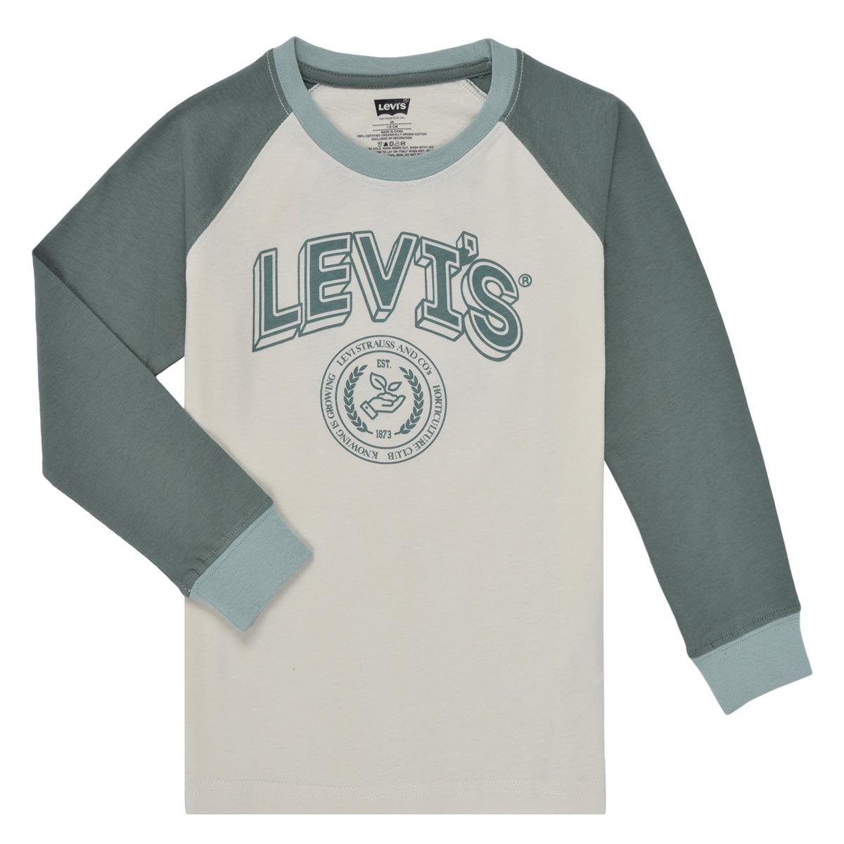 Levis Boys Prep Colourblock Long Sleeve Birch
