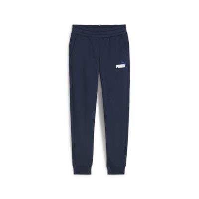 Puma Boys Ess+ 2 Col Logo Trackpants Navy