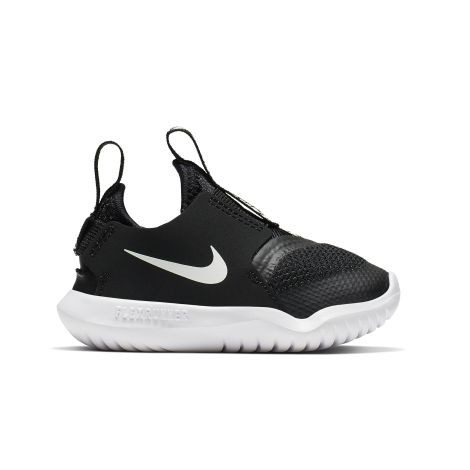 Nike Infant Kids Flex Runner Black White