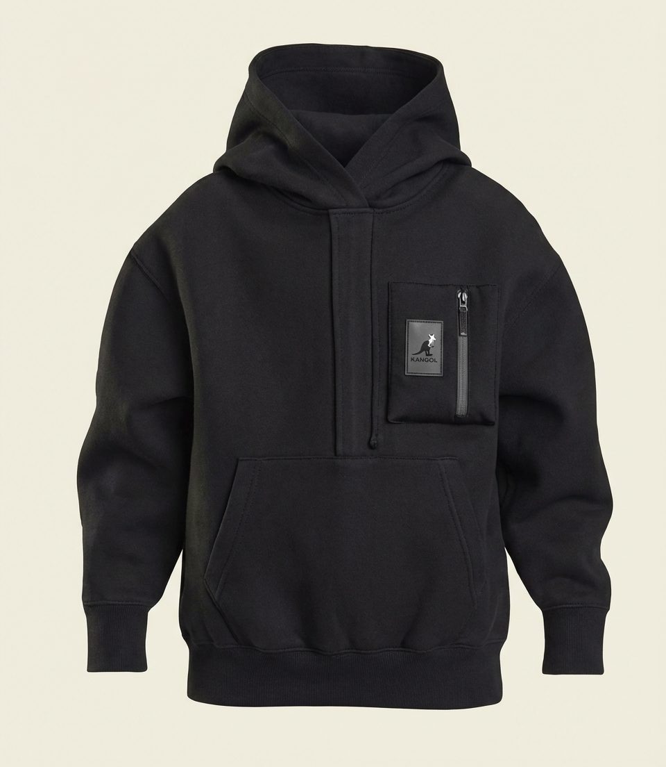 Polo Boys Clayton Hooded Sweater Black