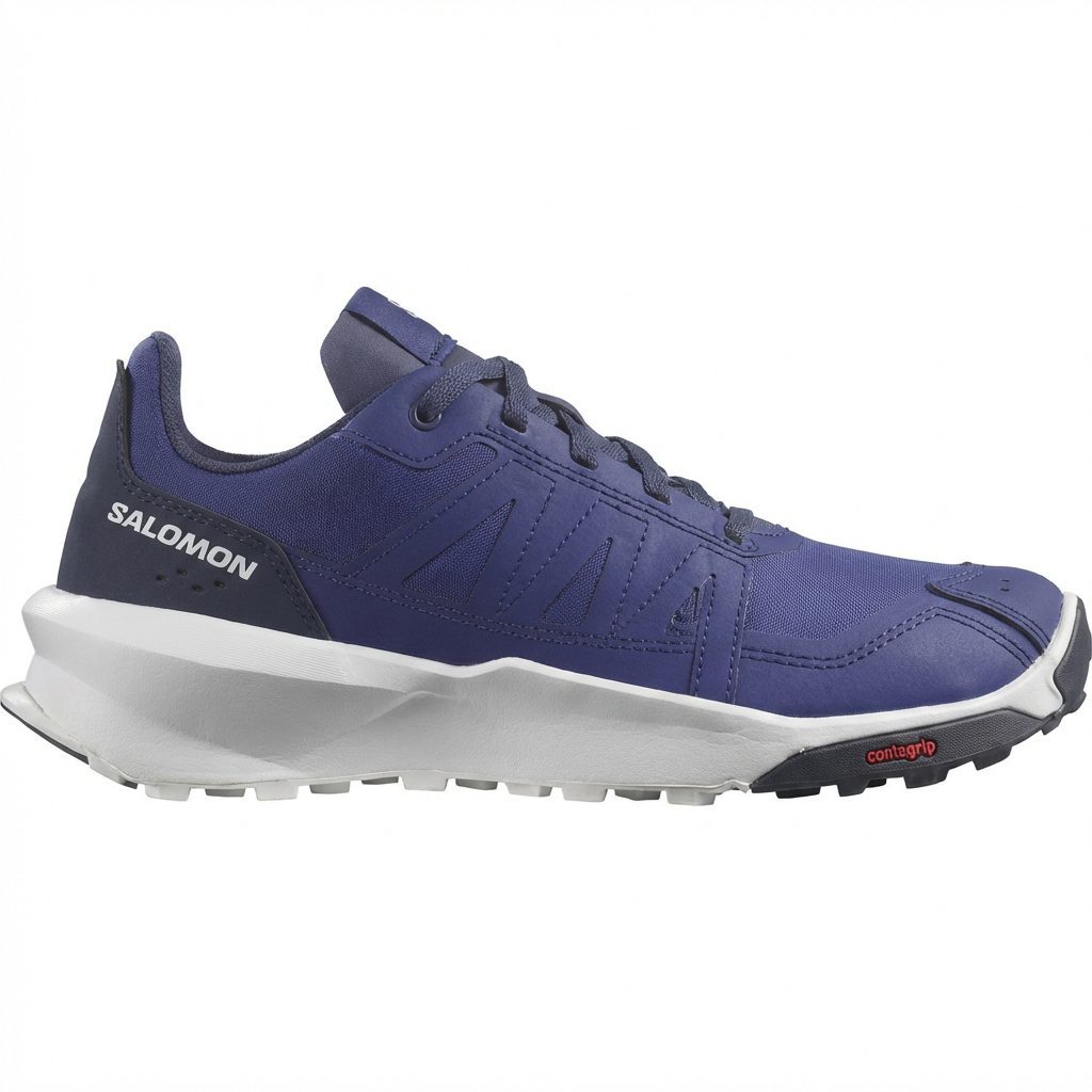 Salomon Kids Patrol Play Junior Sneaker Blue Print White Carbon
