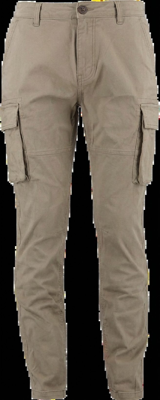 Pierre Cardin Mens Cargo Pants Pewter