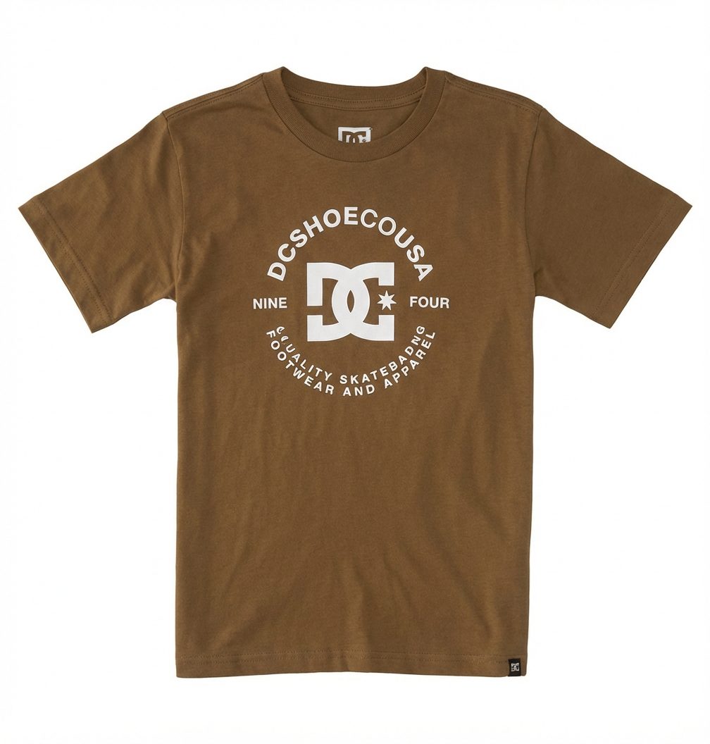 Dc Boys Star Pilot Short Sleeve Tee Forget Me Not