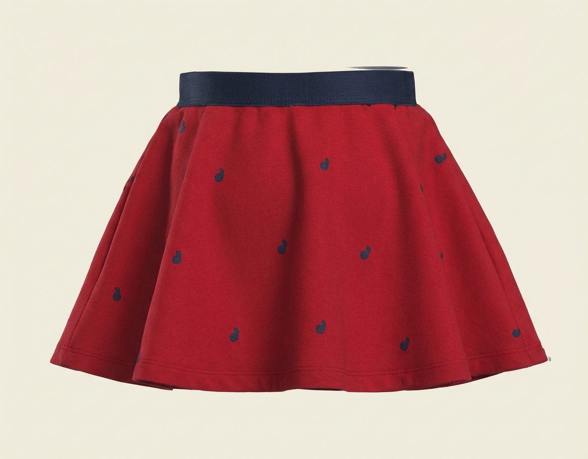 Polo Girls Londiwe Monogram Skirt Red