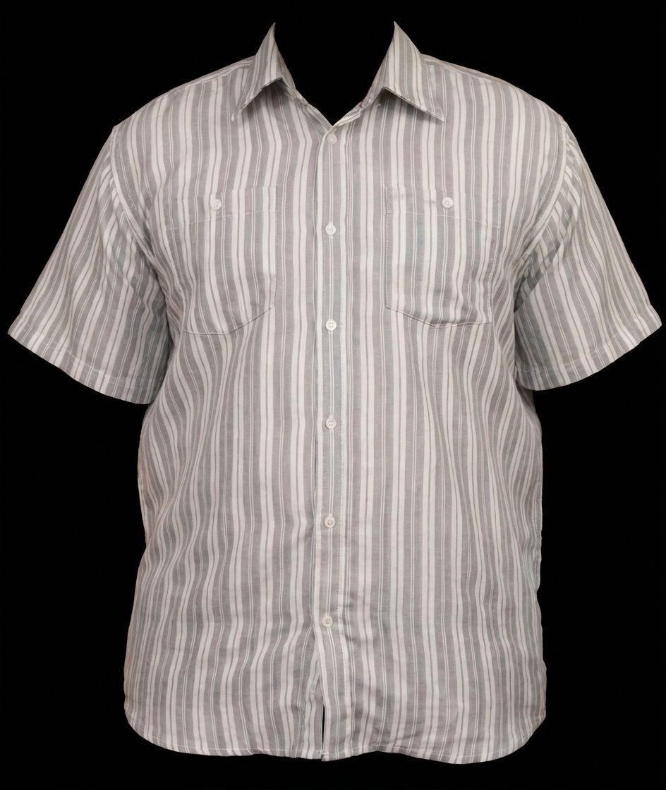 Sterling Mens Short Sleeve Stripe Shirt 45