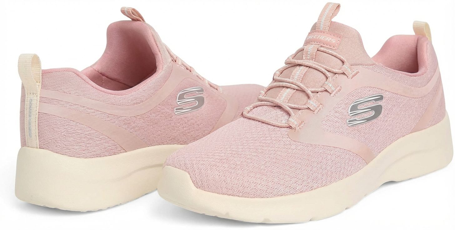Skechers Womens Dynamight 2.0 Sneaker Rose