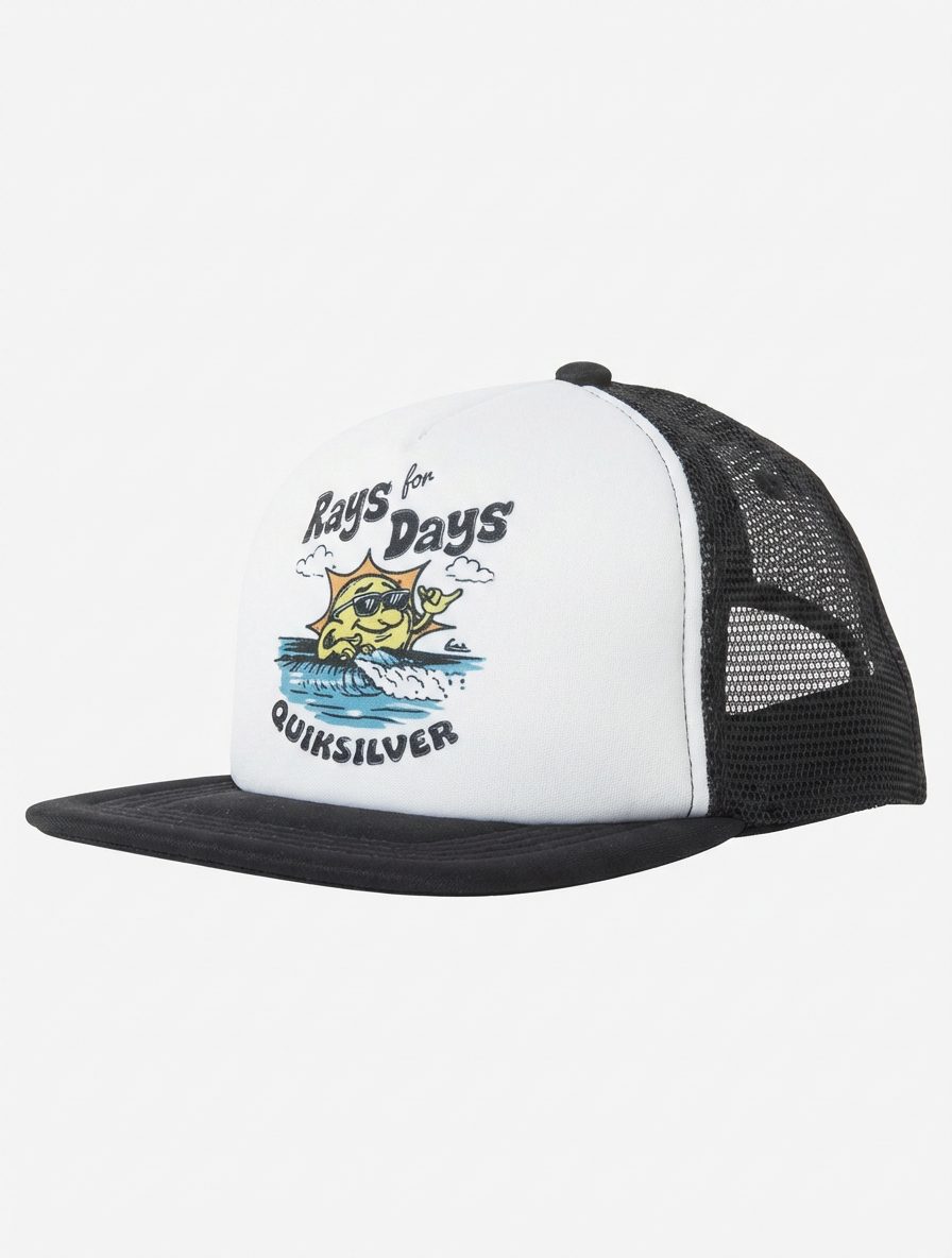 Quiksilver Boys Rat Pack Trucker Cap Black