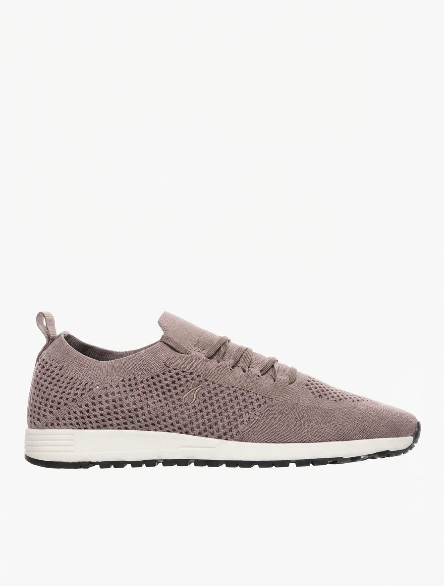 Polo Ladies Classic Knitted Runner Sneaker Taupe