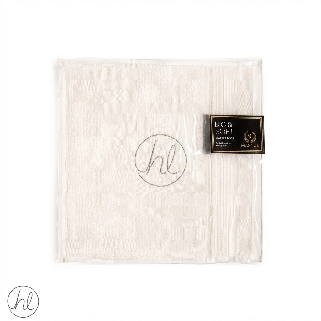 Bristol Big & Soft Face Cloths White